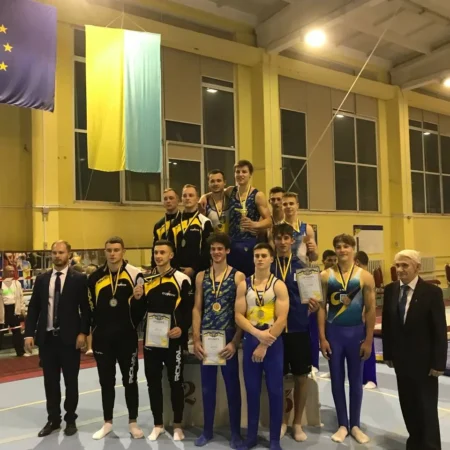 Спортсмени з Хмельниччини зайняли призові місця на чемпіонаті України серед молоді та юніорів зі спортивної гімнастики