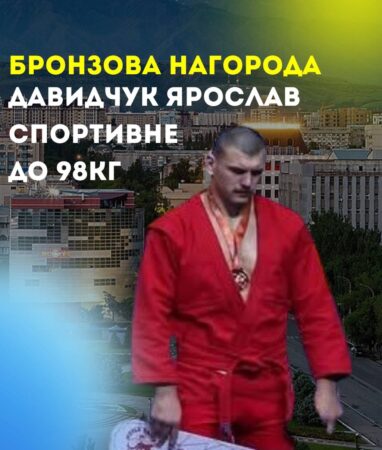 Бронза чемпіонату світу з самбо — у Ярослава Давидчука!